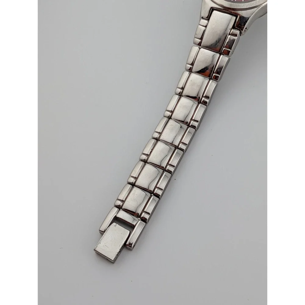 Women's Quartz Watch 24mm Silver Case Pink Dial‎ 7
